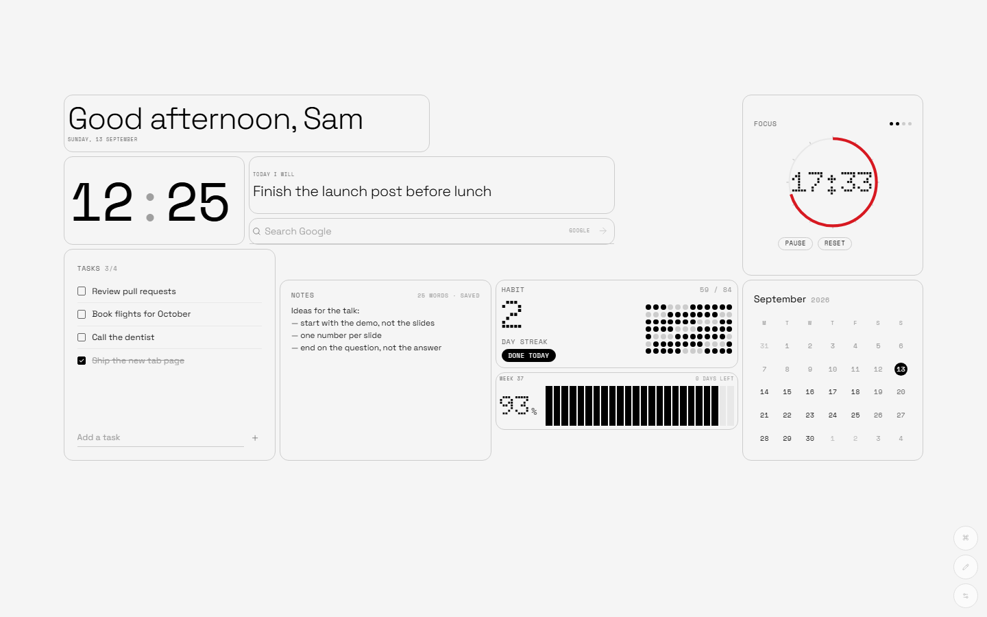 Light theme